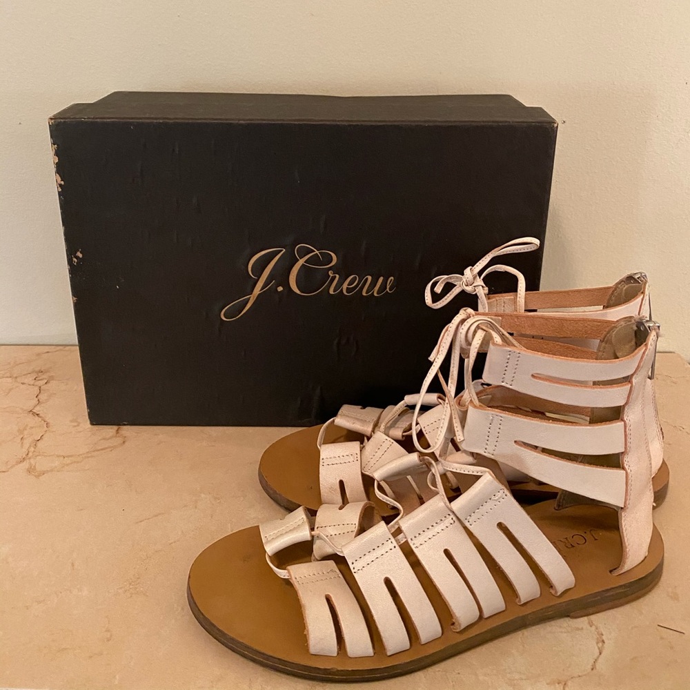 J.Crew gladiator style sandals
